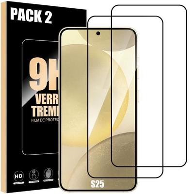 Screen Protector - Booling - for Samsung Galaxy S25 - Tempered Glass - Pack of 2 - Anti-Scratch