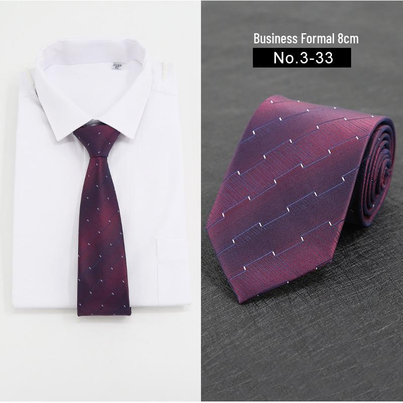 Men's Formal Business Casual Solid or Striped Tie