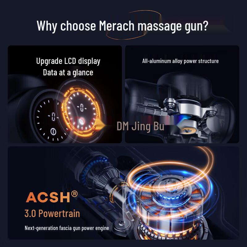 MERACH Deep Tissue Percussion Massager
