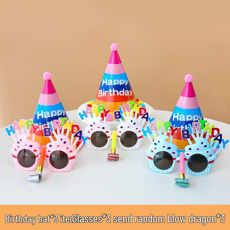 2025 Birthday Hat for Kids & Adults - First Birthday Party, Photo Props, Cake Hat