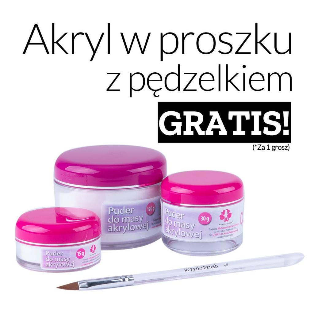 Puder Akrylowy Do Paznokci Allepaznokcie Cover Pink 120 G Nr 7