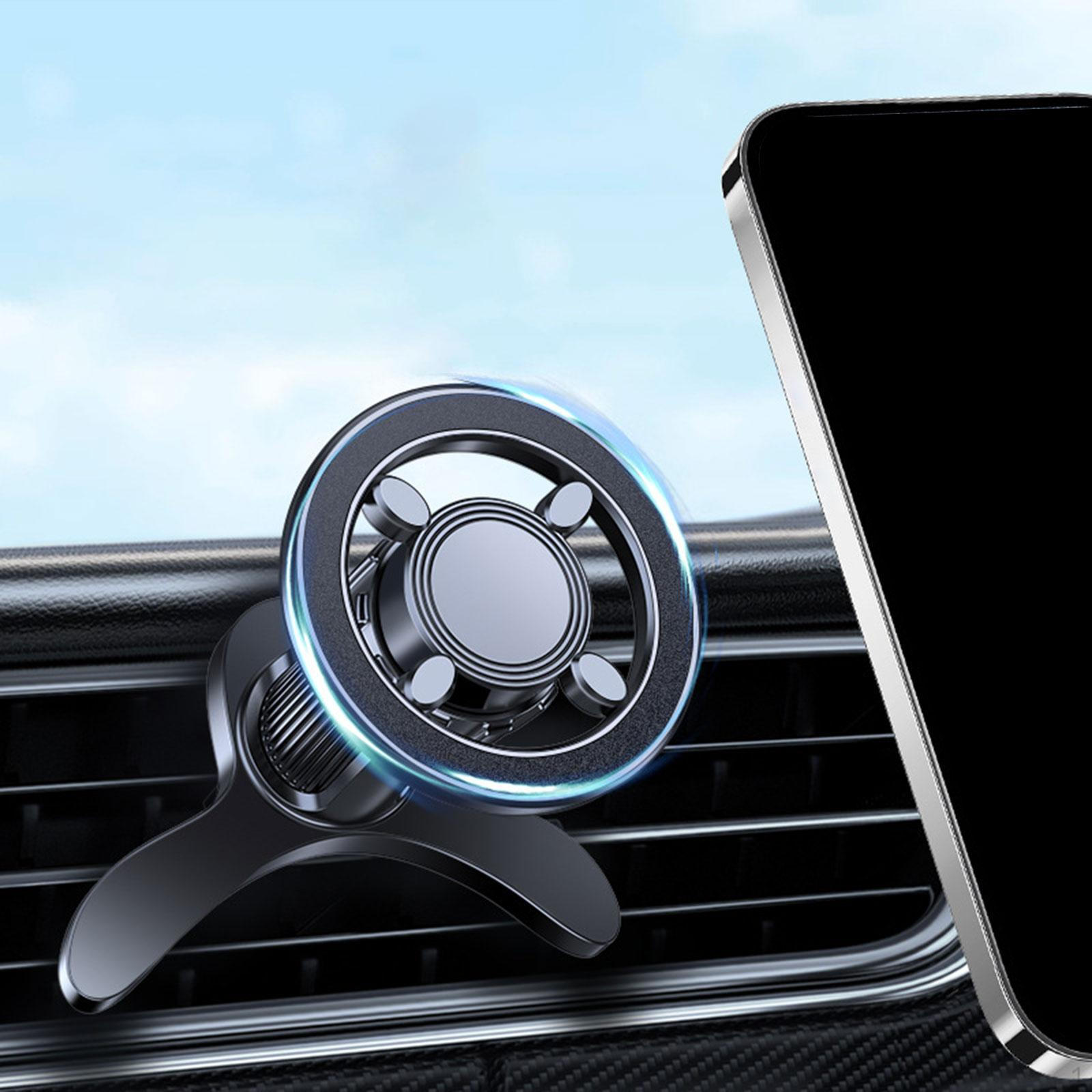 

Car Phone Mount Holder Black Adjustable Angle Professional Multifunctional Gifts High Performance