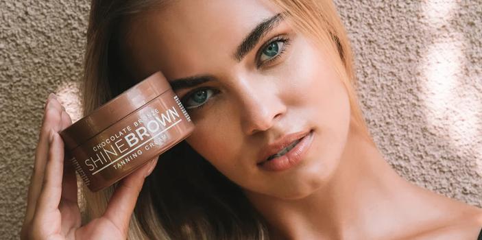 Byrokko Shine Brown Chocolate Bronze Illuminating Cream Beschleunigende Bräune 200ml