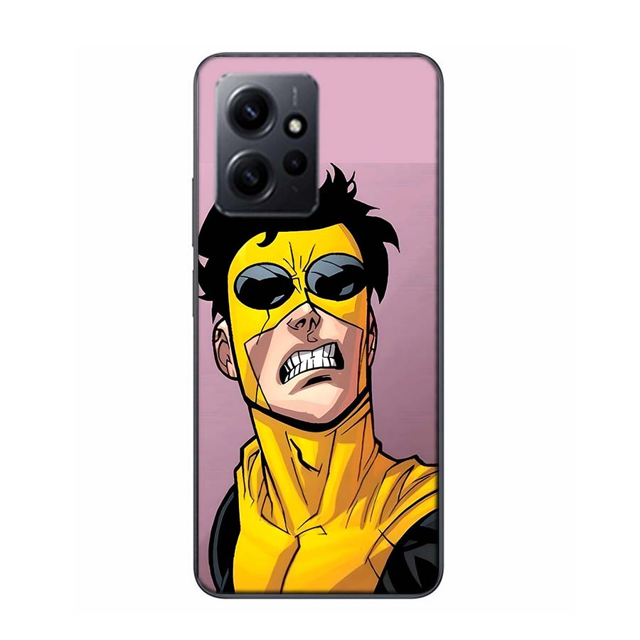 Kreslený neporazitelný kryt na telefon pro Redmi 12 13C 12C 15C 9 10 10C Note 13 Pro Plus 14 15 Pro 9T 9C 9A TPU měkký kryt Průhledný mobilní Ca