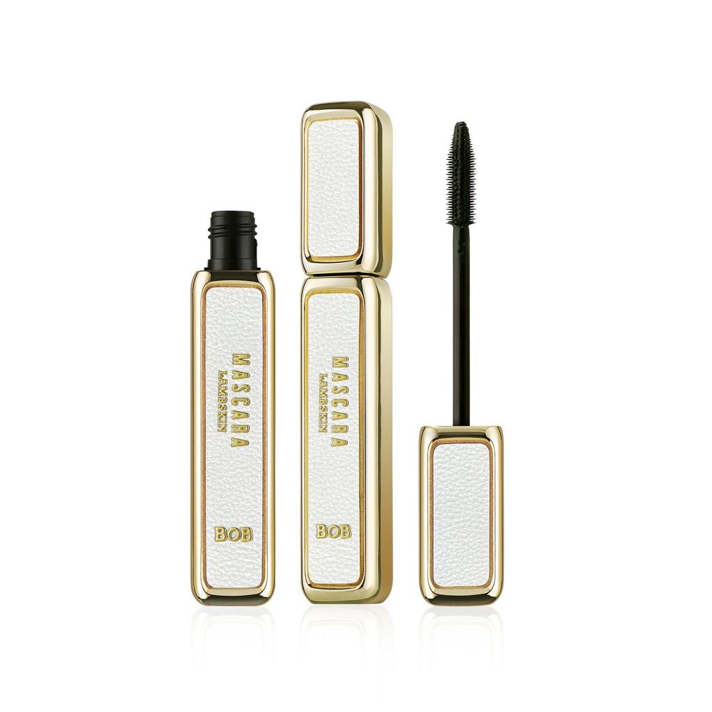 BOB Lammfell vergoldetes Mascara wasserdicht wischfest schlank dicht geschwungener Wimpernprimer