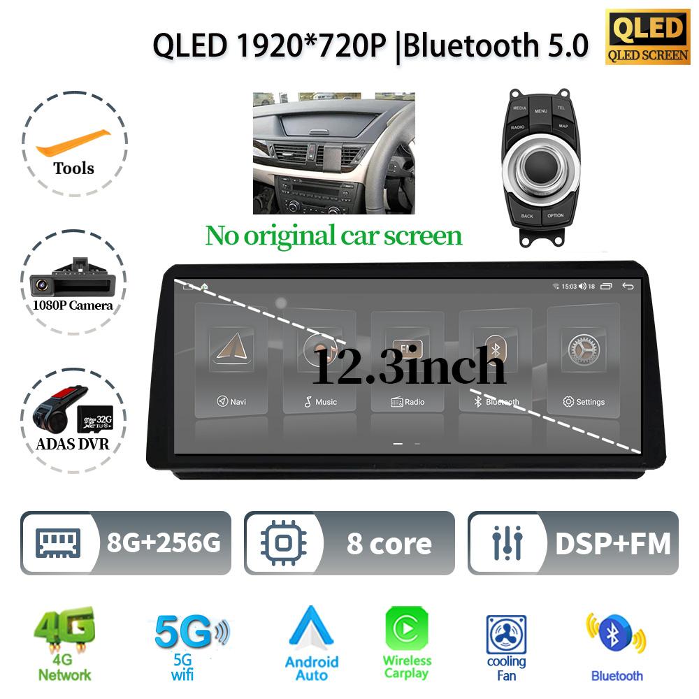 12.3" For BMW 3 Series E90 E91 E92 Android 14 Car Radio Multimedia 4G GPS Navigation Bluetooth Stereo WIFI CarPlay Touch Screen