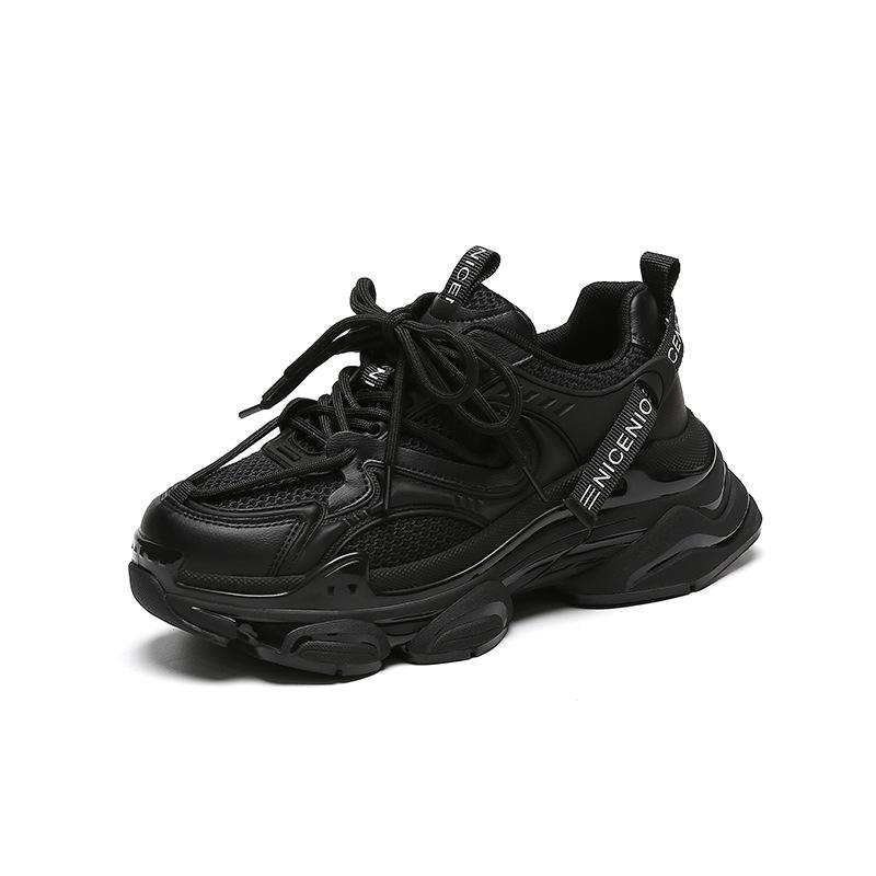 Spring new thick-soled non-slip dad shoes ins wind Korean version sports shoes heightening women's shoes comfortable and breathable shoes