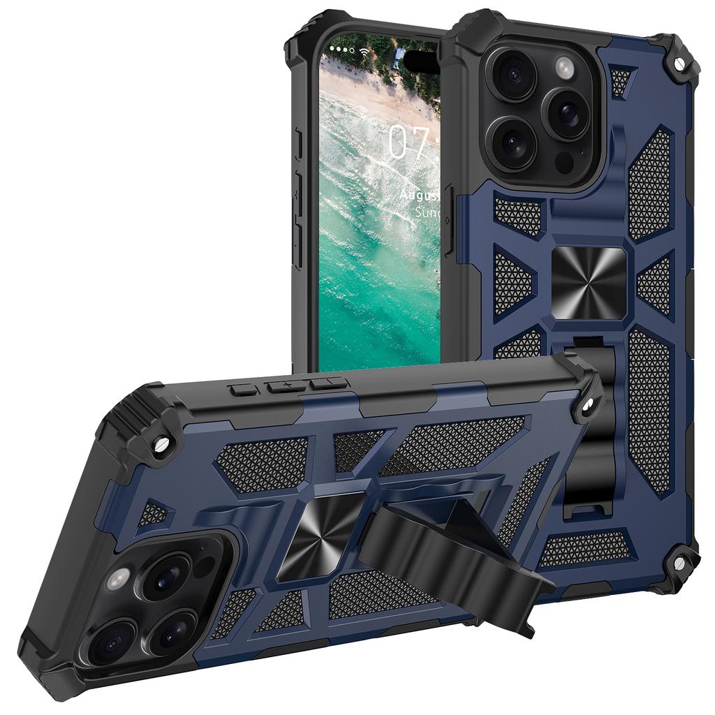 Military Camouflage Phone Case For iPhone 16 Pro Max 15 Plus 14 13 12 11 7 8 Plus SE 2022 Double Layer Protection Armor Cases