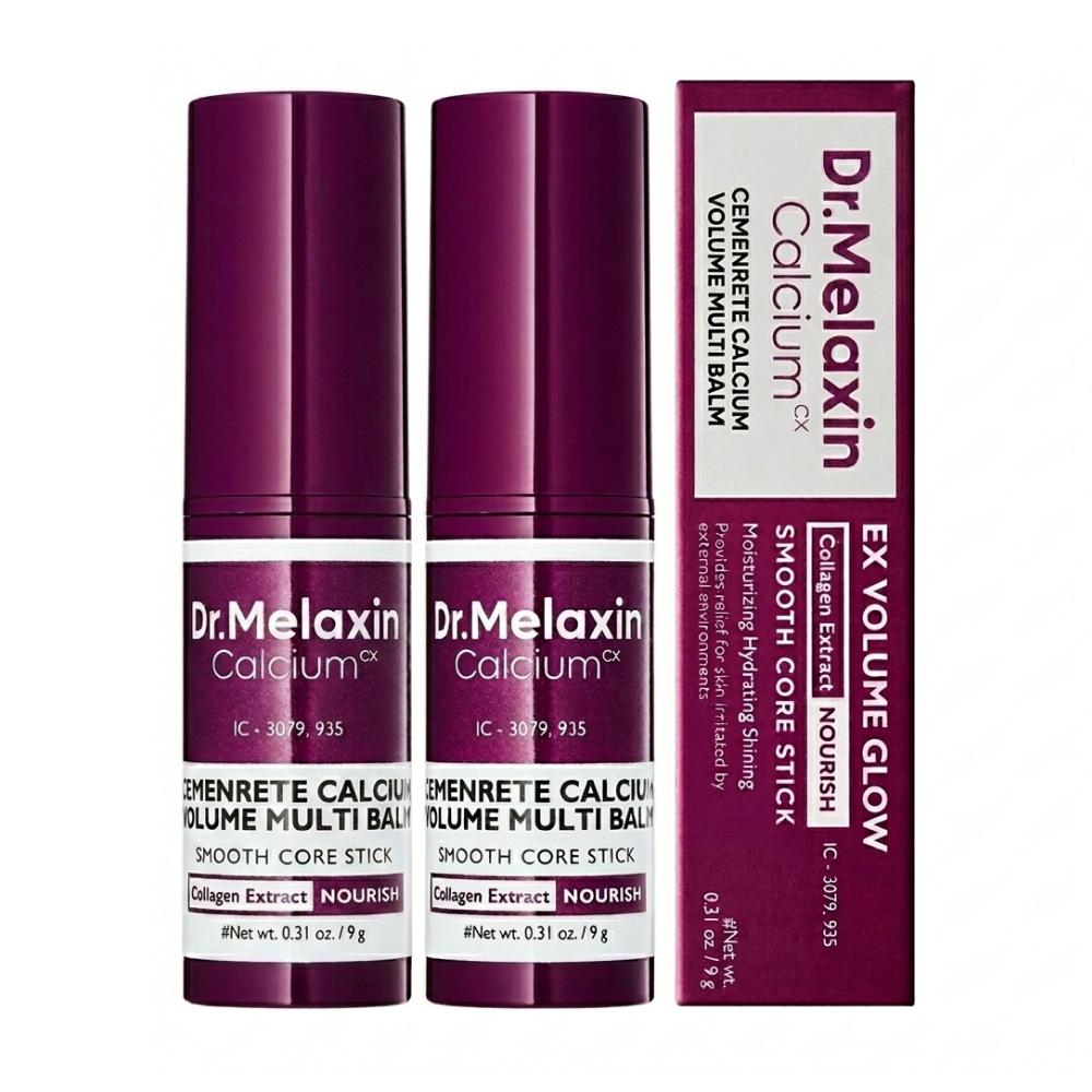 [DR. Melaxin] cemetit Calcium Volumen Multi-Balsam - [K-BEAUTY] Anti-Aging & Straffender Multi-Stick 2 sticks white
