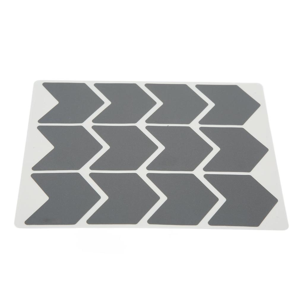 12 Stück Fahrrad Reflektierende Aufkleber Wasserdicht Einfach zu Installieren Sicherheits Radaufkleber für Straße