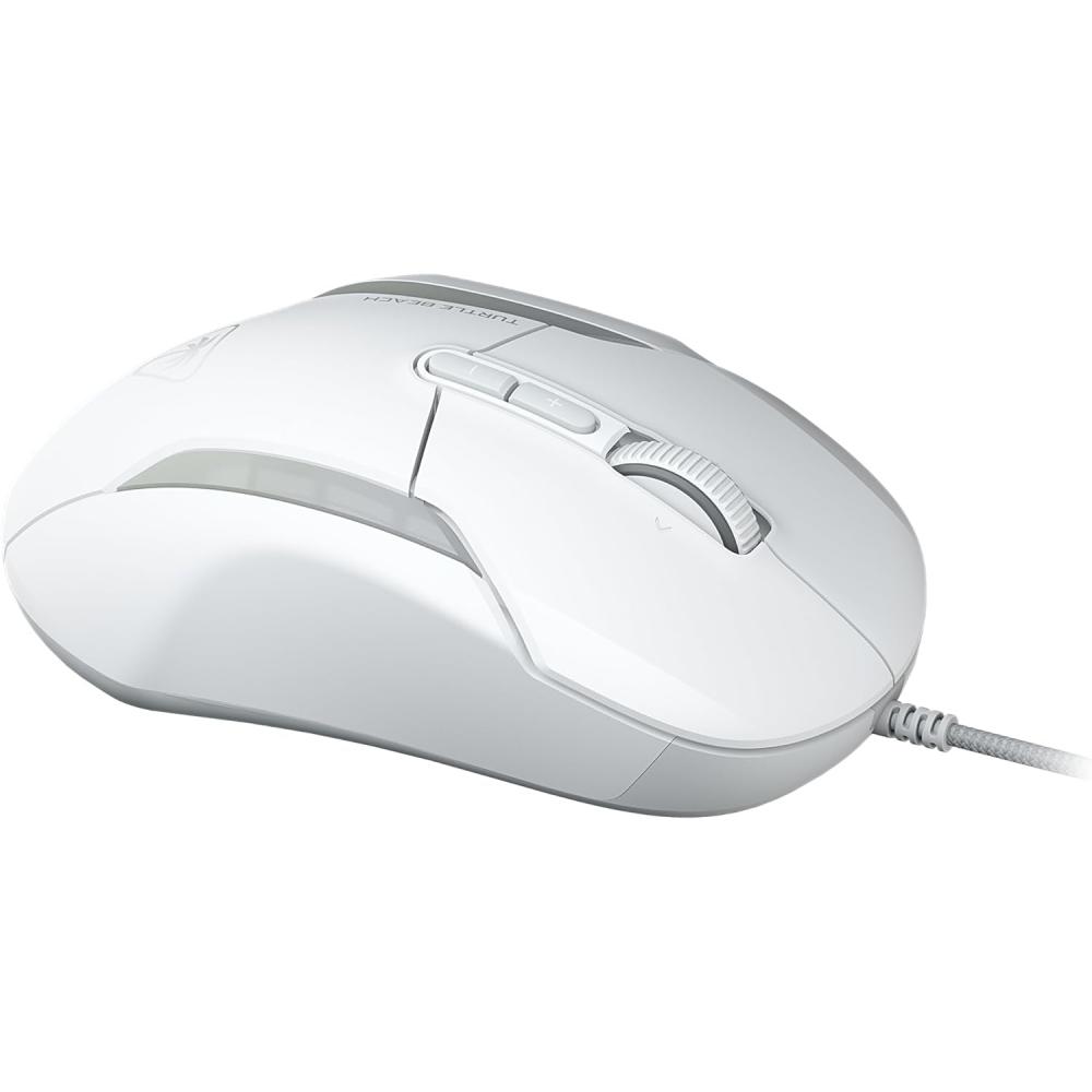 Turtle Beach Wired Gaming Mouse 26k Dpi Sensor Mmo Rts Macro Kone Ii White
