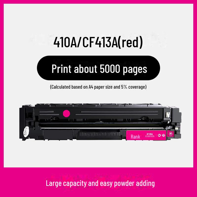 Gezhige Toner Cartridge for HP: Compatible with M477fdw, CF410A, M452, M377DW, and M452dw Models.