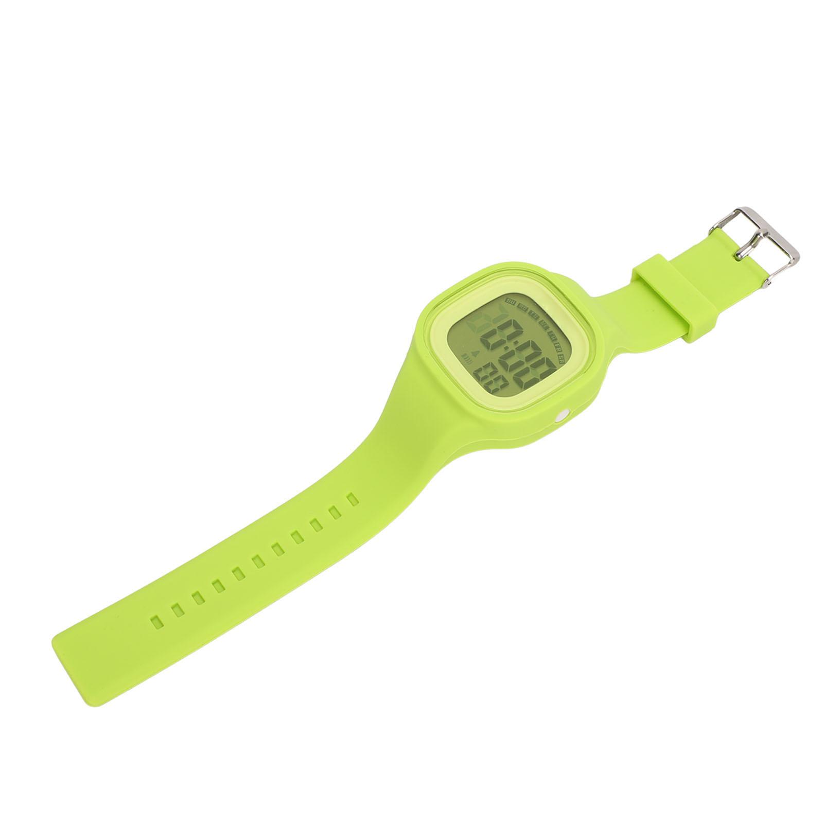 

Kids Analog 0M Waterproof 7 Color LED Backlight Alarm Stopwatch Week Calendar Silicone Band Digital Watch for Boys Girls