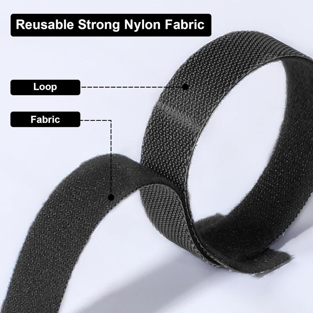 50/20/10PCS Cable Tie Management Home Wire Organizer Nylon Magic Tape Wire Tie Cable Winder Tape Protector Reusable Paste Strap