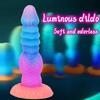 Hot Sale Luminous Anal Dildo Huge Penis Dick Animal/Monster Dildo Sex Toys For  Adult 18+ Ass Dilator Glowing Dildo Big Buttplug