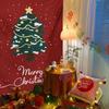 Christmas Decorative Hanging Tapestry Room Backdrop Photo Props Wall Tapestry Xmas 2025 New Year Hanging Cloth
