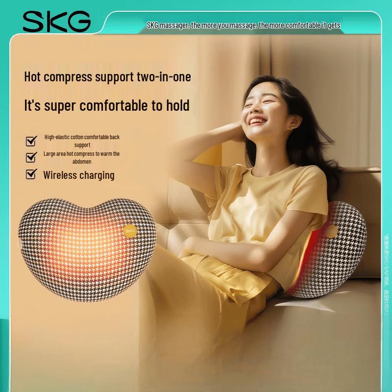 SKG Multi-Function Heated Massage Pillow CN plug (adapter included)