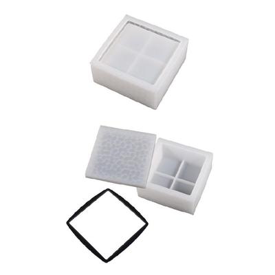 Jewelry Box Resin Mold Storage Box Mold Diamonds Resin Jar Mould for DIY Crafts