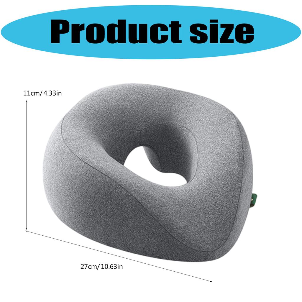 Ergonomisk Ansiktspute i Memoryskum for Massasjebenker med Pustende Trekk i Polybomull og Avtakbar Design