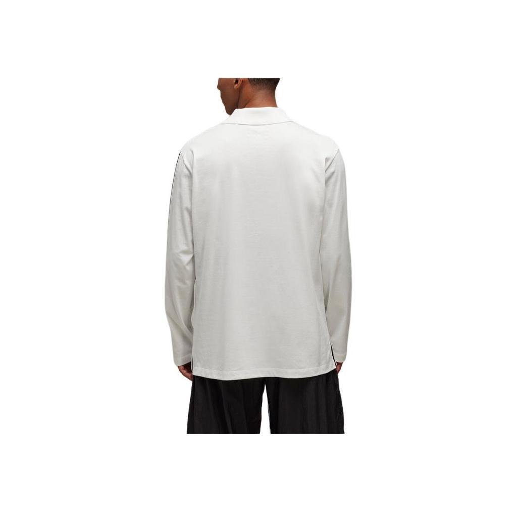 Adidas x Y-3 U GFX Logo Langarm-T-Shirt Weiß Unisex Streetwear JM3233