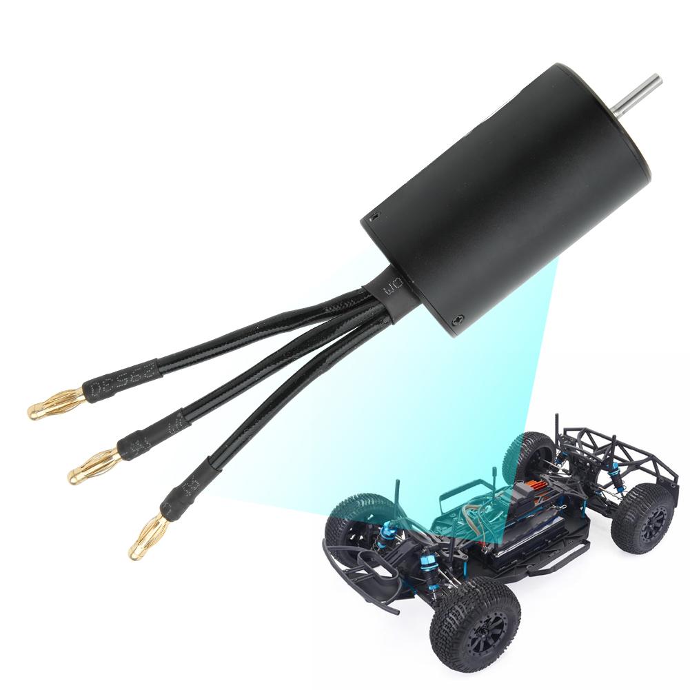 Surpass 3660 Waterproof 4 Pole Brushless Motor RC Car Replacement Accessory (Black)2600KV