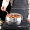 ZISIZ 28cm Heatable Deep Serving Bowl with Lid