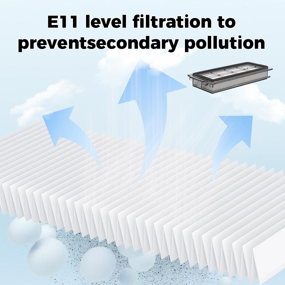 HEPA Filter For JONR P20 PRO T5 Pro For Midea V12 Pro Robot Vacuum Cleaner Replaceable Washable Filter Sweeping Accessories Part