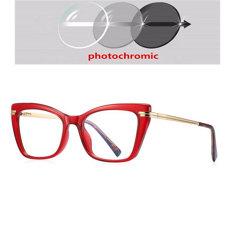 Blue Light Blocking Women Cat Eye Prescription Glasses For The Nearsighted  Student Myopes Lunettes 0 -0.5 -0.75 To -6.0