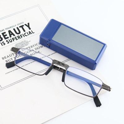 Stylish Foldable Screw-Free Reading Glasses - Portable, Wear-Resistant, HD Full-Frame Available Now.
