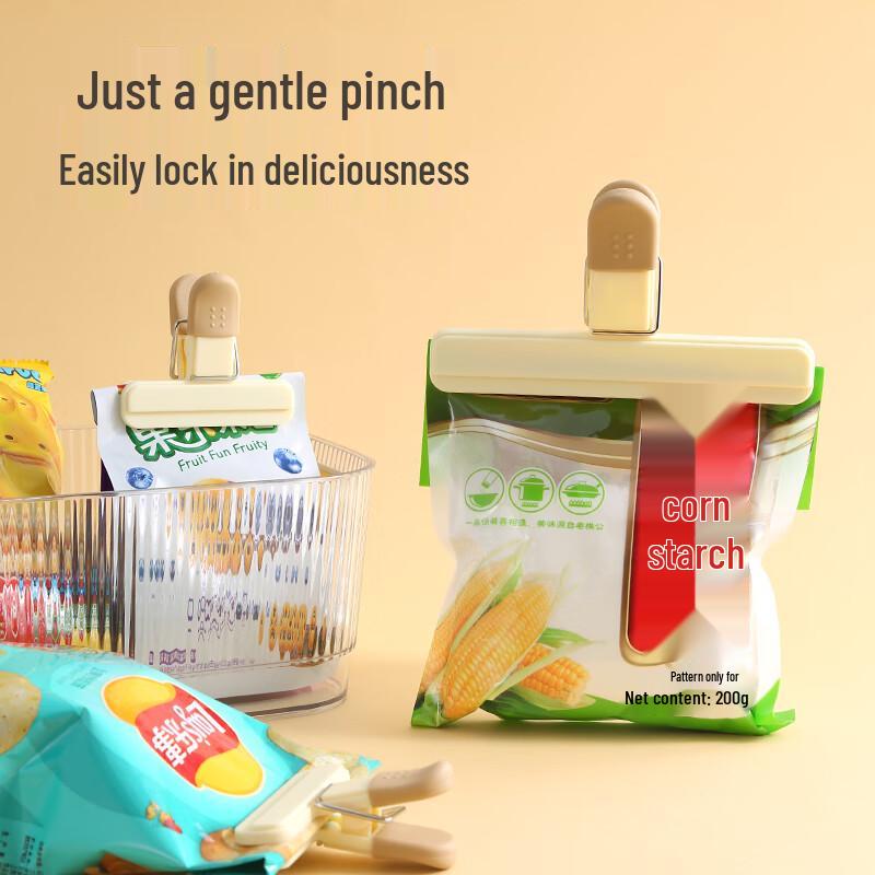 Zhaoran Small Plastic Food Sealing Clips, 3-Pack