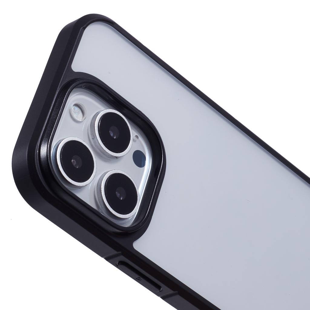 X-LEVEL For iPhone 16 Pro Max Case Acrylic+Silicone Anti-Scratch Clear Back Phone Cover