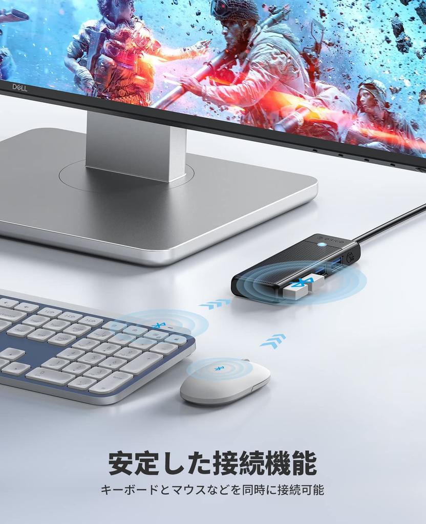 ORICO USB USB USB Expansion Hub with 15cm Lightweight and 5Gbps Compatible with Surface and Other Ideal for Telework and Working from Home Hub, 3.0,