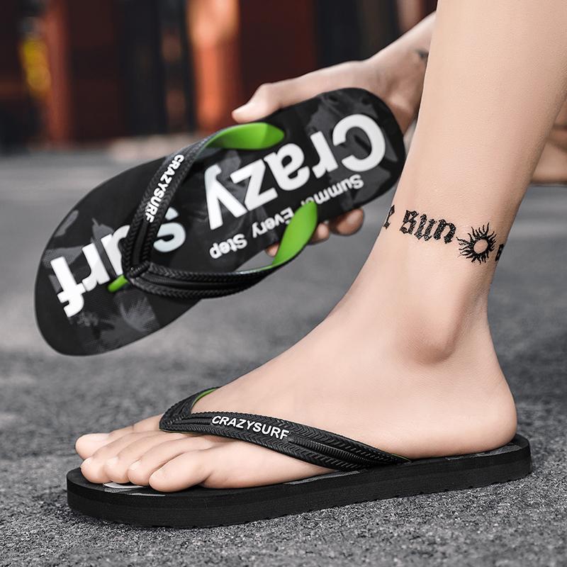 Cheap Men's Beach Flip-Flops Sale Summer Slides Man Slippers Anti-slip Flip flops Slippers Men Outdoor Travel Slippers Sandals