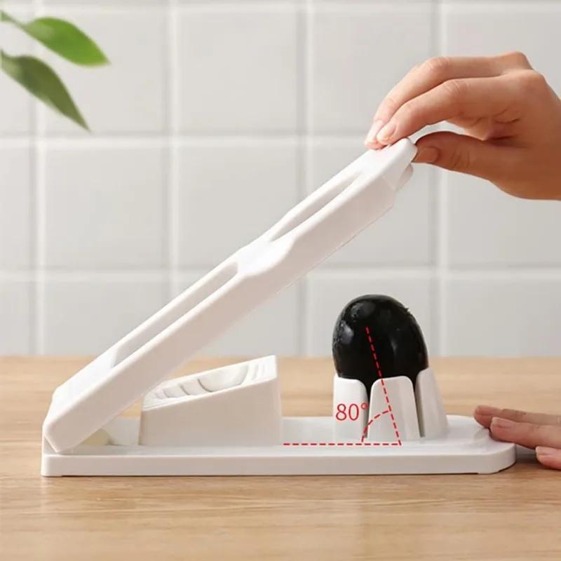 10Pcs Useful Multi-functional Egg Cutter Household Egg Shell Separator Stainless Steel Fancy Sliced Egg Kitchen Tools Egg Mold