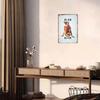 Metal Poster Vintage Woman Funny Wall Art 8x12 Inch Home Decor Sign