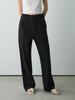 NOEUD Madeleine String Pants (Black)