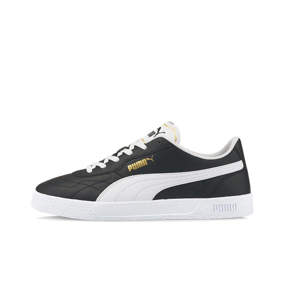 Puma Club Zone Black White Unisex Sneakers Team-Gold 383919-02