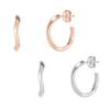 Paul Brial Wavy Ring Earrings Pybe0116