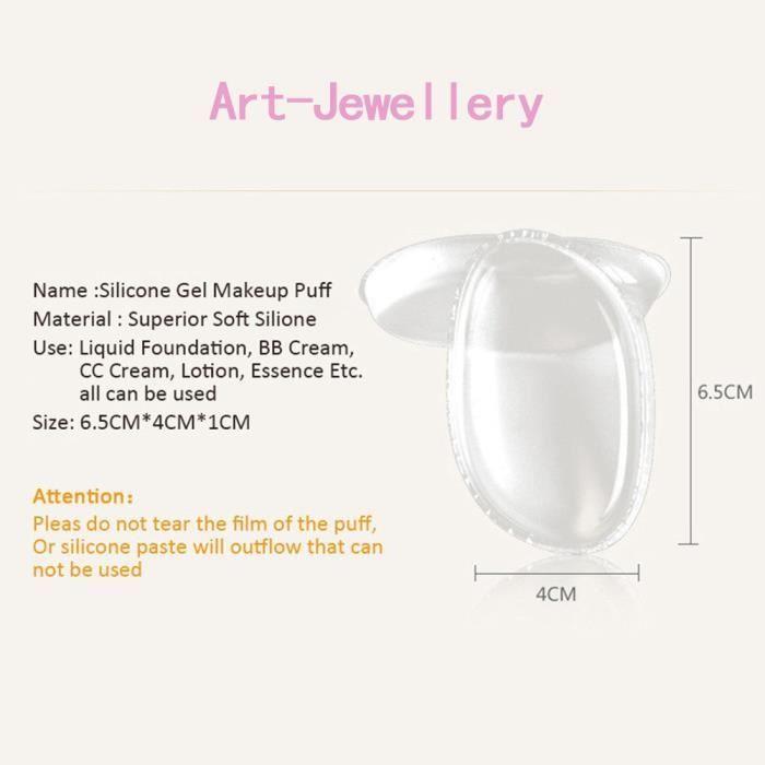 Beauty Kate Set de 3 épilateurs applicateurs de maquillage de bleu clair rose