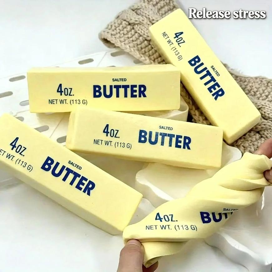 Super Soft Squishy Butter Stick Stress Toy Slow Rising Sensory Fidget for Teens Non Toxic Party Favors Christmas Birthday Gifts