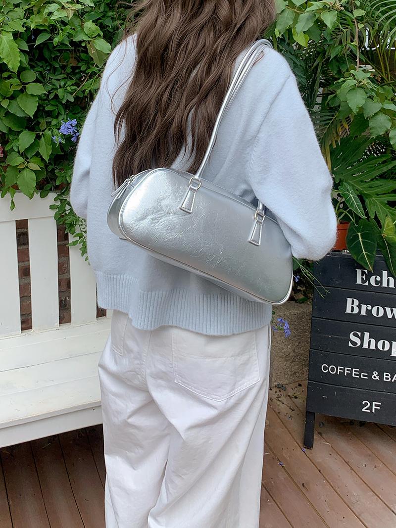 

Large Capacity Cool Ladies Underarm Bag Fashion Design Women s Shoulder Bags Simple PU Leather Female Daily Handbags Tote Purse