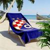 Dinamo Zagreb 2D Flat Print Beach Towel, Large Soft Quick Dry Towel for Beach Camping Swimming