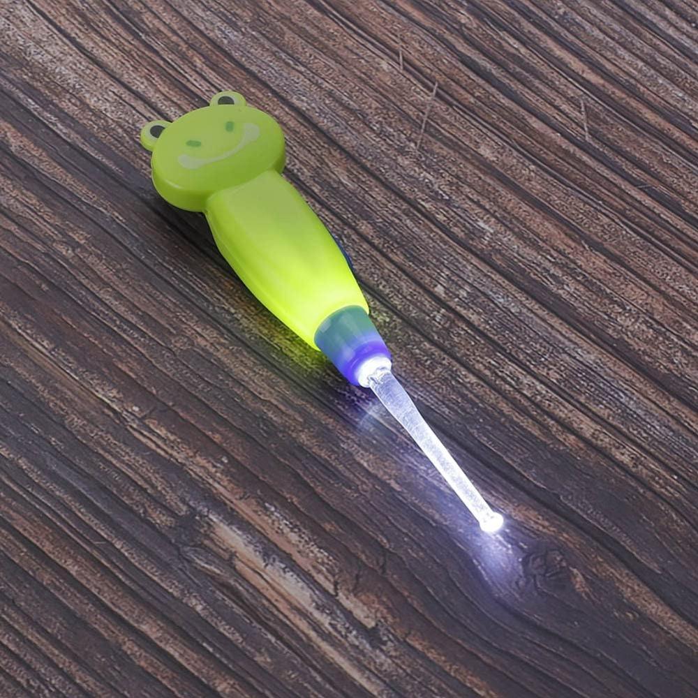 ABS Ear Wax Removal Kit LED Light Ear Safety Cleaner Tool Cute Ear Pick Cleaner Tool Home Supply