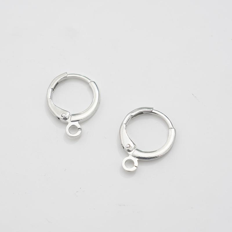 14K Gold Filled Round Hoop Components for DIY Jewelry