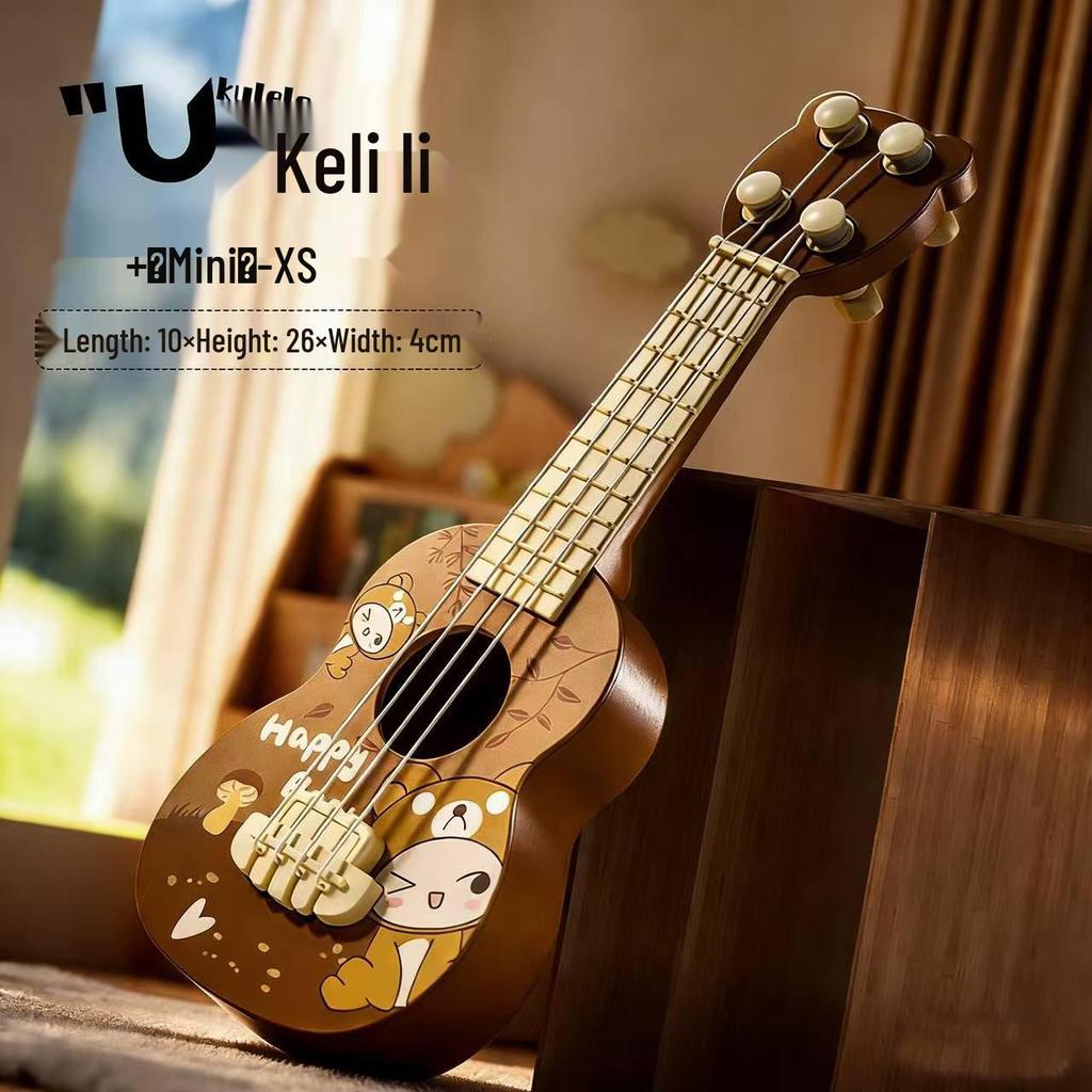 Realistic Guitar Playable Ukulele Toy for Children's Musical Education