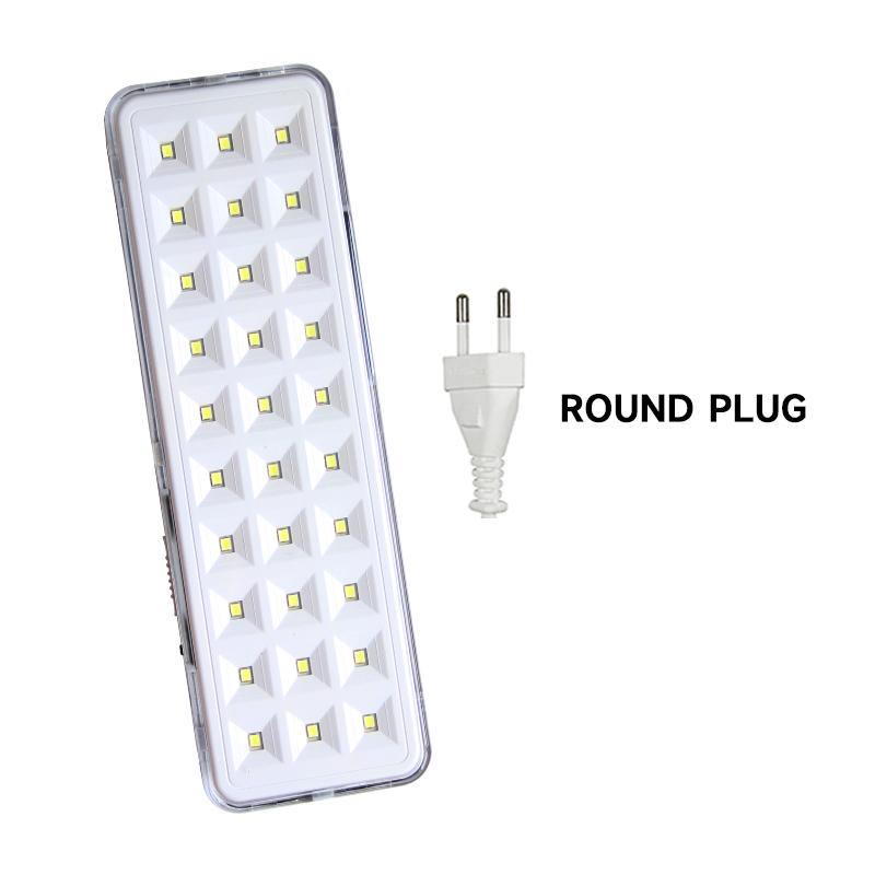 30 60 90 LED Emergency Lights 2Modes Fire Fighting Lamp Wall-mounted Rechargeable Bulb Outdoor Camping Lights for Power Outage