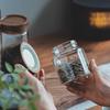 Threaded Glass Tea Storage Jar