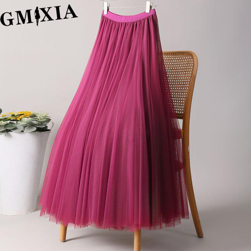 GMXIA 28 barev Dámská módní ležérní letní jarní volnočasová sukně