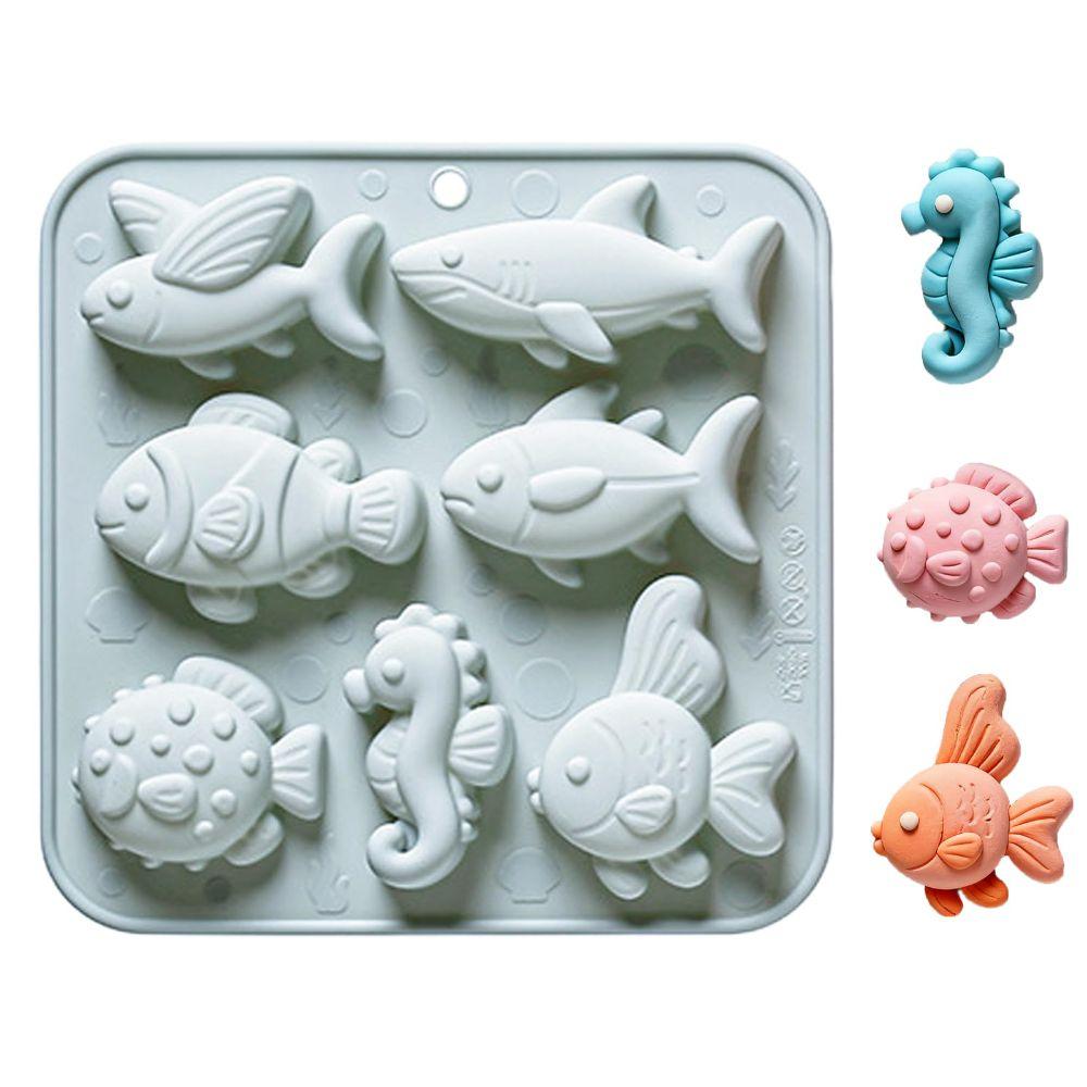 Ocean Theme Mousse Cake Mold Reusable Baking Mould New Chocolate Dessert Mold Homemade Candy