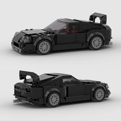 HOT MOC Supra Mk4 Coche Urbano Vehículo Deportivo Carreras Bloques de Construcción Deportivos Ladrillo Carreras Superdeportivo Juguetes para Niños Regalo Niños